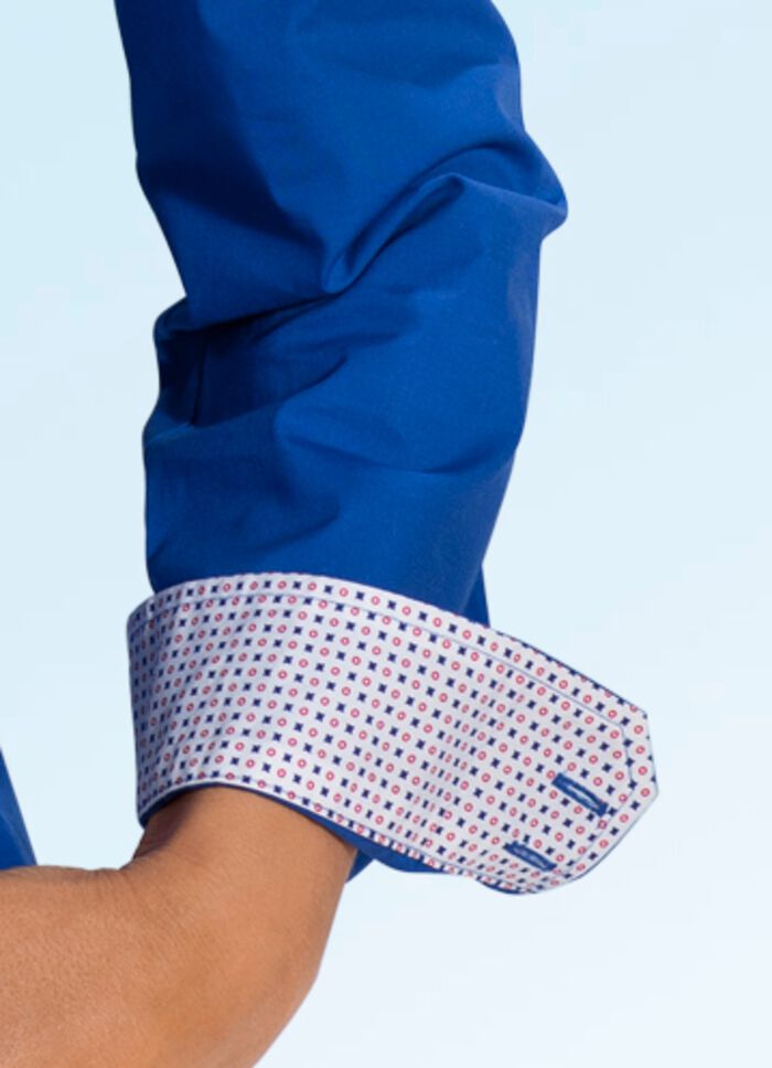 Lange blouse met katoen 