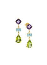 Elegante kleurpracht: oorknopjes met echte edelstenen 