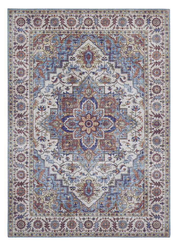 Onderhoudsvriendelijke, geweven tapijten en vloerkleden BLAUW