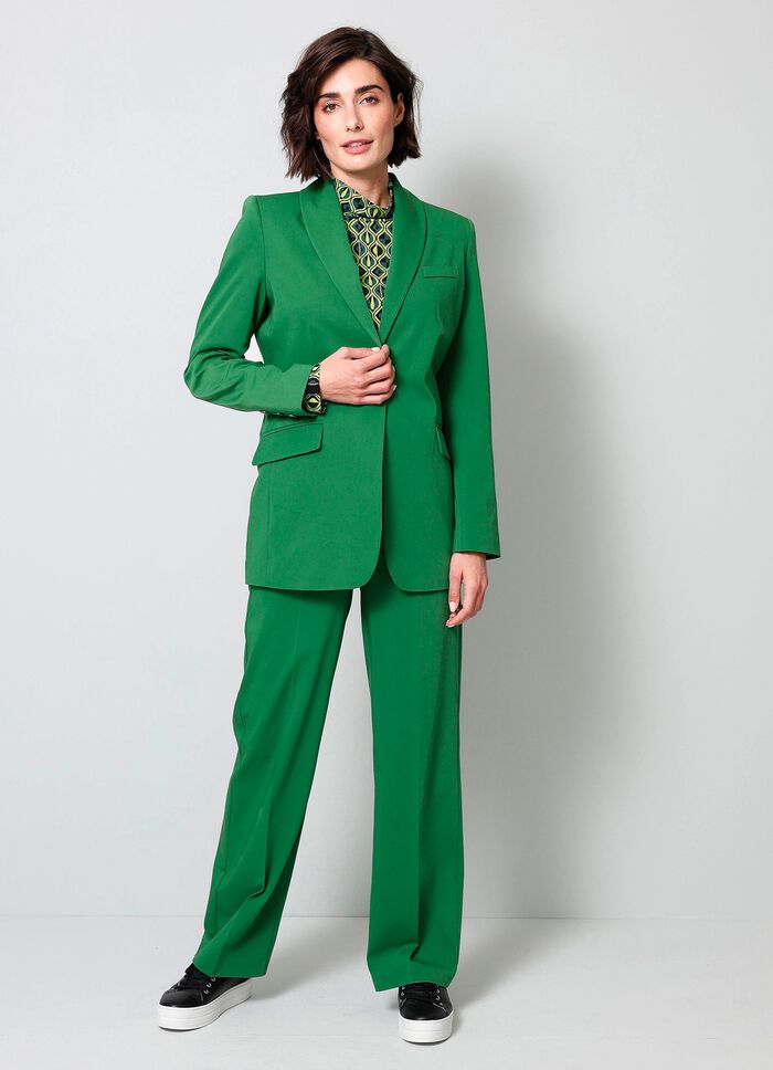 Blazer met sjaalkraag 