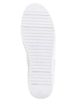 Gemini mocassinpantoffels met subtiele kreukstructuur WIT