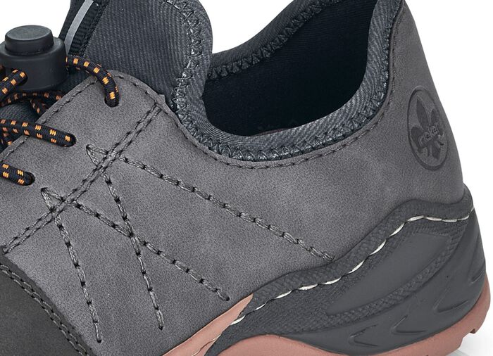 Rieker sneakers met uitneembare MemoSoft textielinleg 