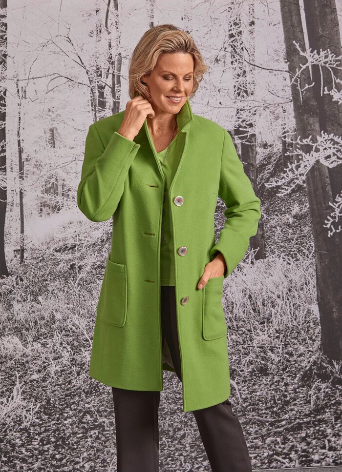 Korte jas met reverskraag 