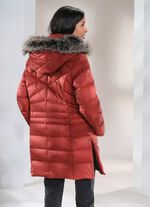 Lange donsjas in 2 kleuren ZEGELROOD