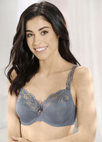 Roze Faia beugelbh met geborduurde elastische kant 