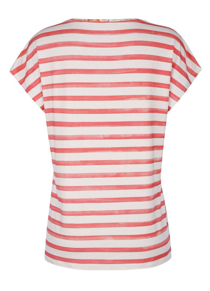 Shirt met een kleurrijke patroonmix 