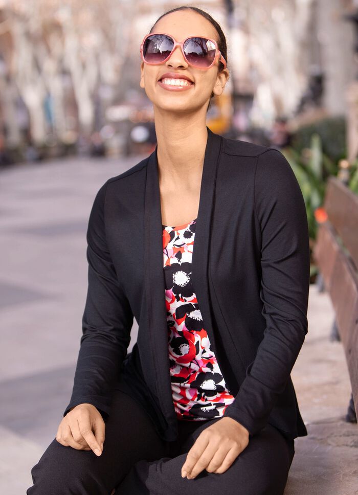 Overhemd in afgeronde jasjelook 