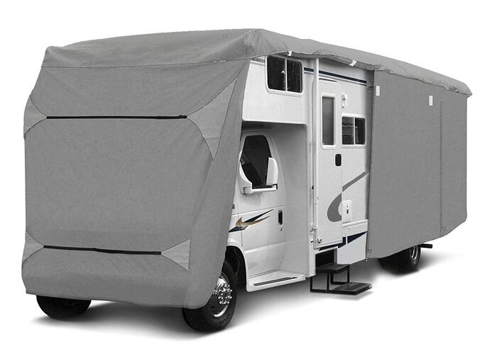 Beschermhoes voor camper en caravan van polyester 