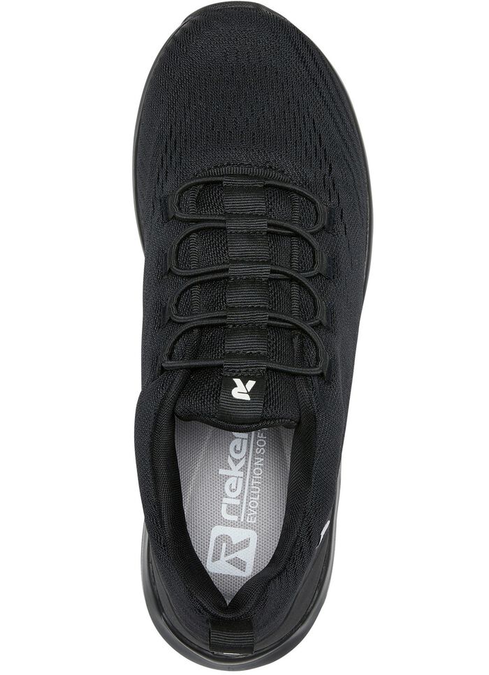 Rieker sneakers met elastische decoratieve vetersluiting 