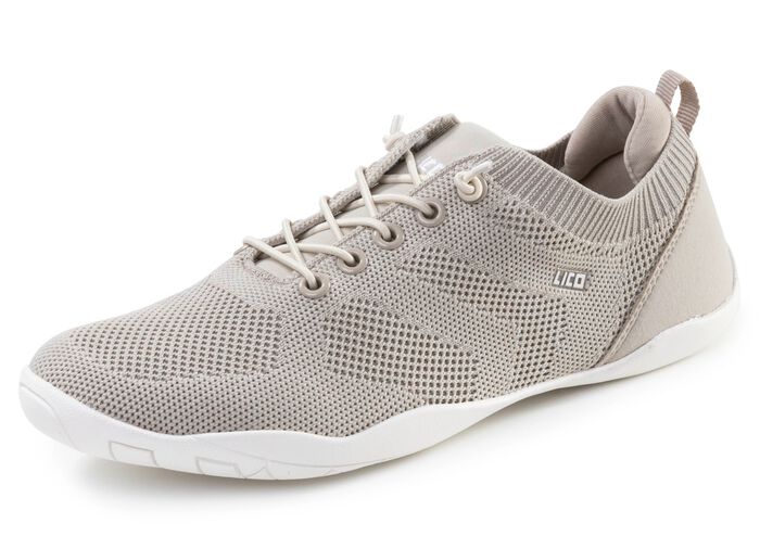 Comfortabele damesschoenen op blote voeten met uitneembaar voetbed ECRU