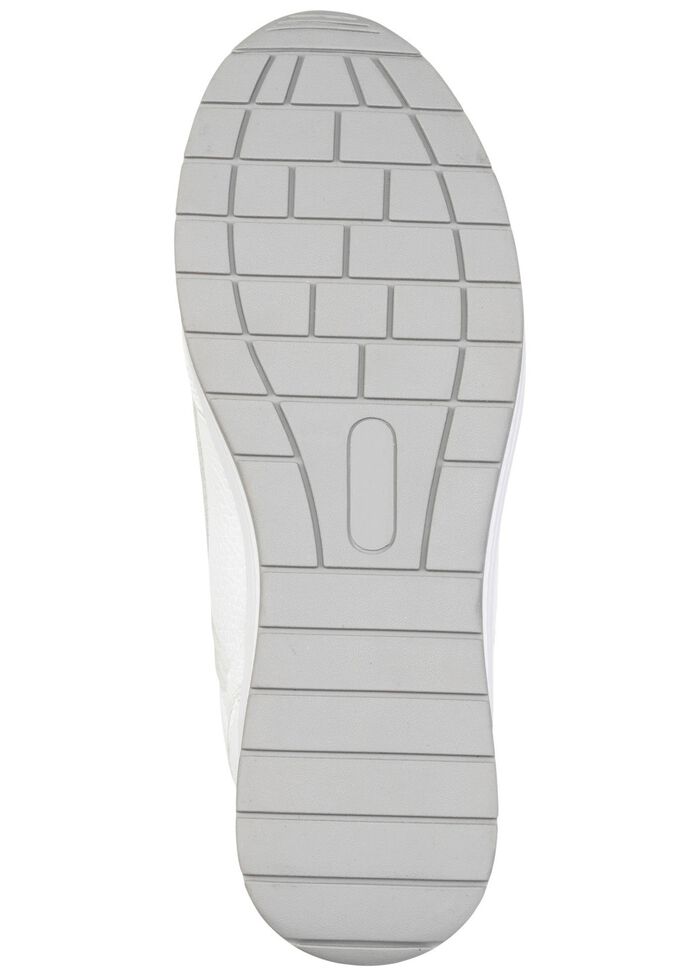 ELENA EDEN, comfortabele damessneakers, breedte H, met uitneembaar voetbed WIT