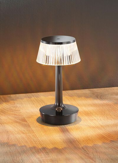 LED-tafellamp met kristaleffect 