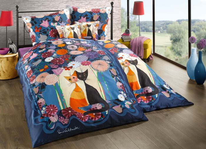 Beddengoedset met Rosina Wachtmeister-motief 