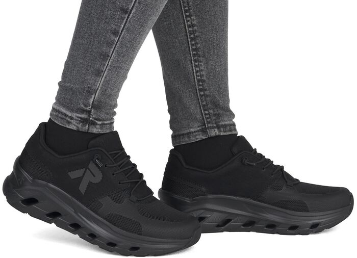Rieker, sportieve damessneakers, breedte G, met uitneembaar voetbed 