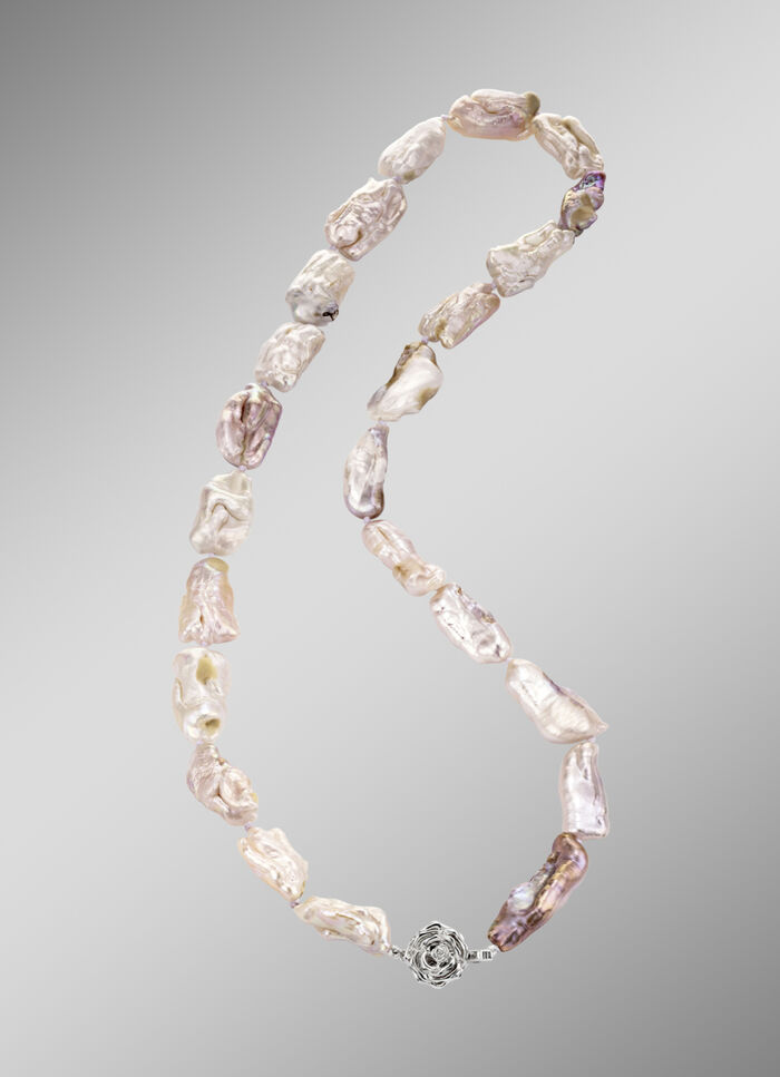 Halsketting met barokparels 