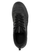 Blotevoetenschoen van textielmateriaal met synthetische afwerking 