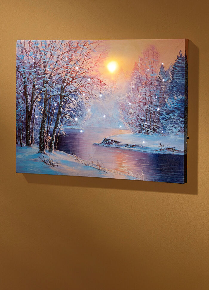 Led-schilderij op batterijen 