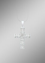 Geweldige kruishanger met diamanten