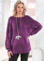 Trui met structuur in golflook 