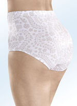 Set van vier slips met een mooi bloemdessin 