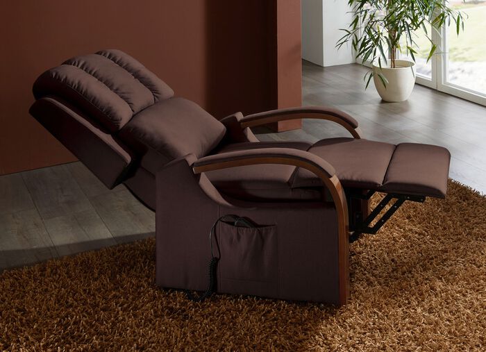 Relaxfauteuil met 2 motoren en opstahulp 