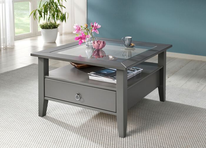 Salontafel van massief grenenhout 