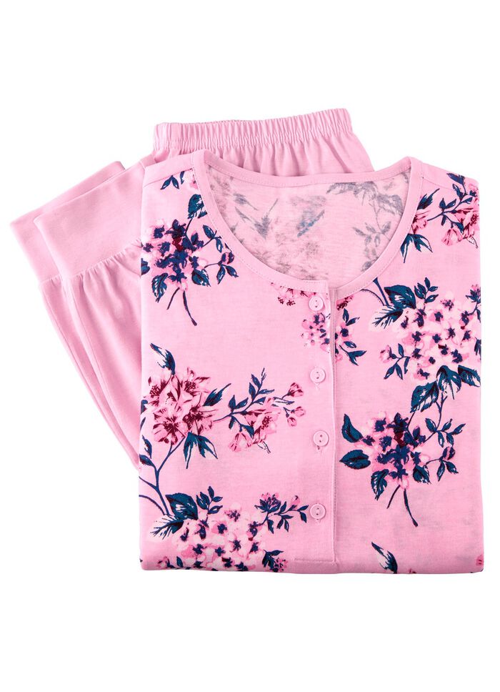 Twee-pack pyjama's, lange mouwen en knoopsluiting 