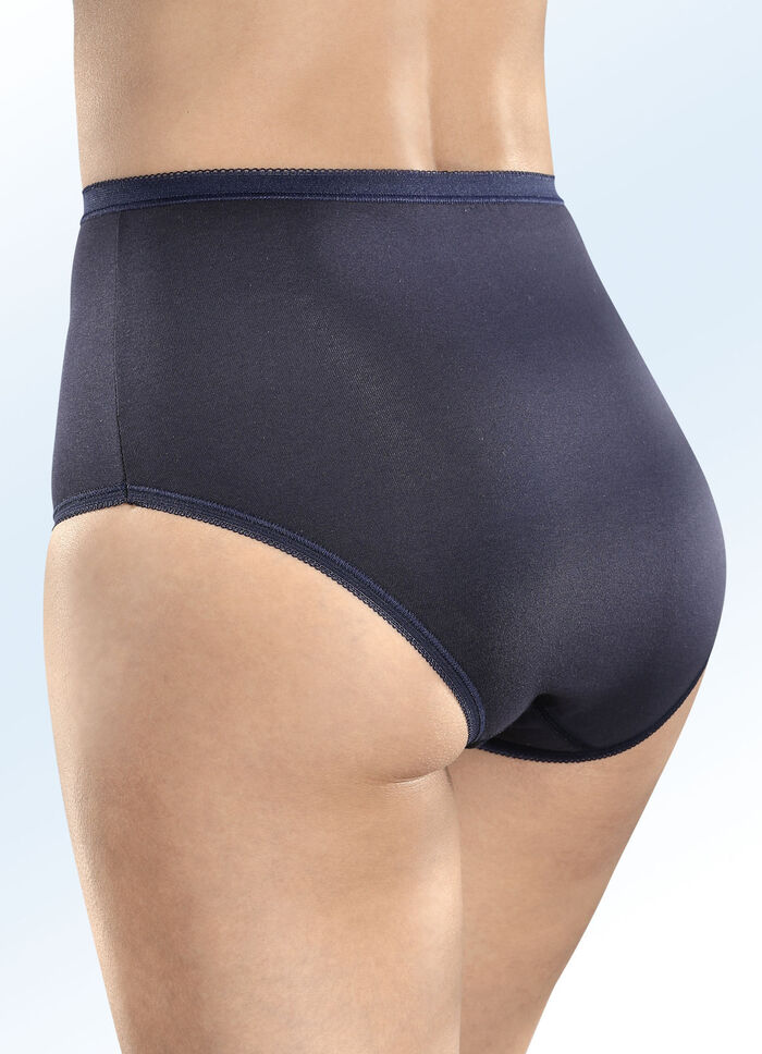 Pak van drie slips met elastische boorden 