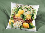 Lemon kussenhoes met rits 