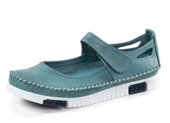 Gemini mocassinpantoffels met subtiele kreukstructuur 