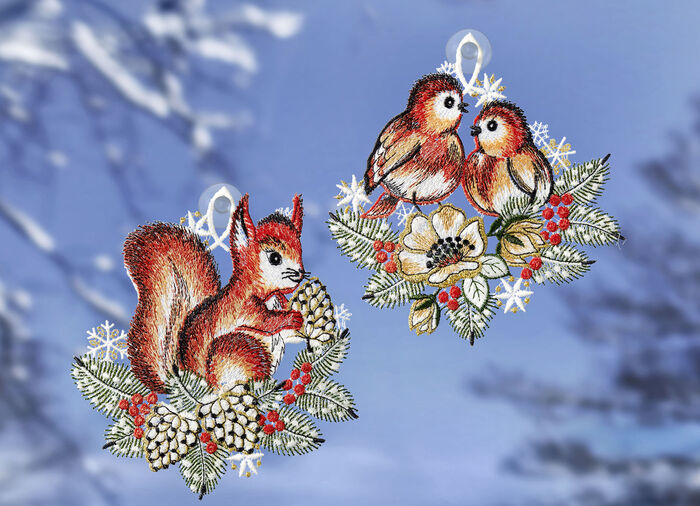 Raamafbeelding eekhoorn 