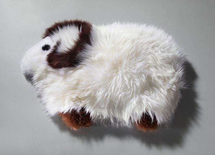 Lamsleren hoes schapen voor kussens of warmwaterkruiken 