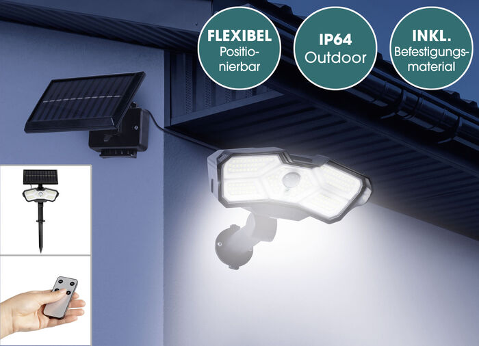 LED solar spot met bewegingsmelder 