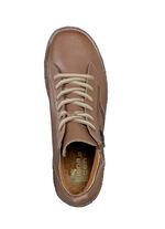 ELENA EDEN, comfortabele dameslaarzen, breedte G, met uitneembaar voetbed BRUIN-OUD ZILVER