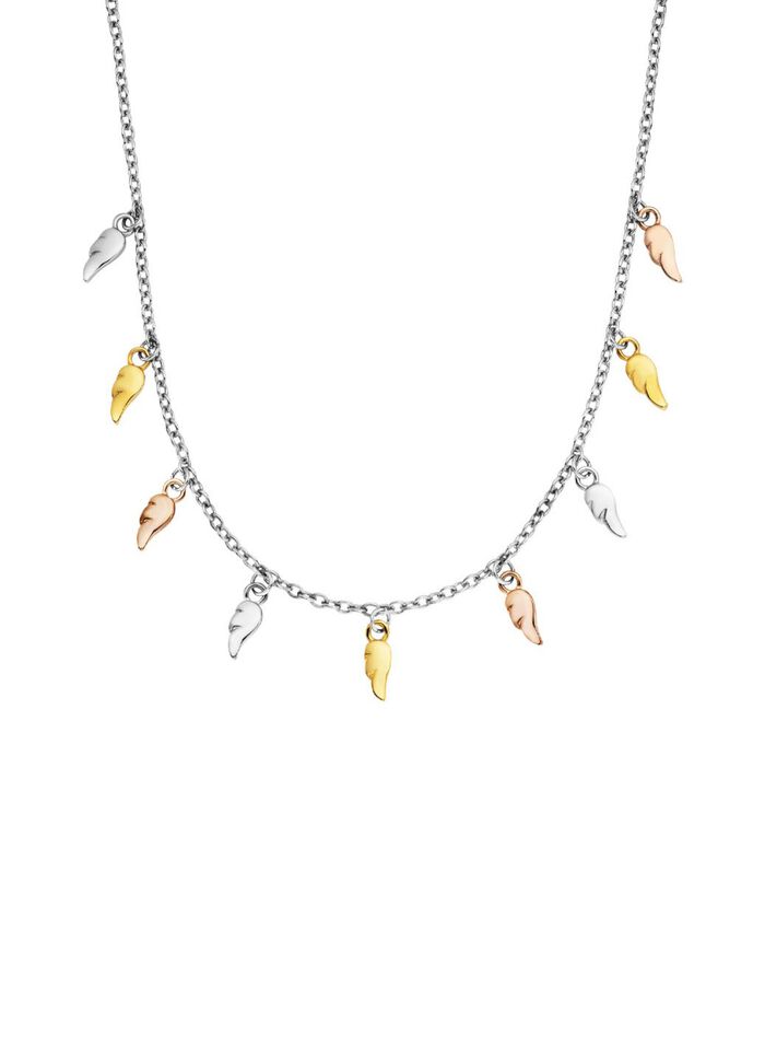 Ketting in driekleur met 9 vleugels 
