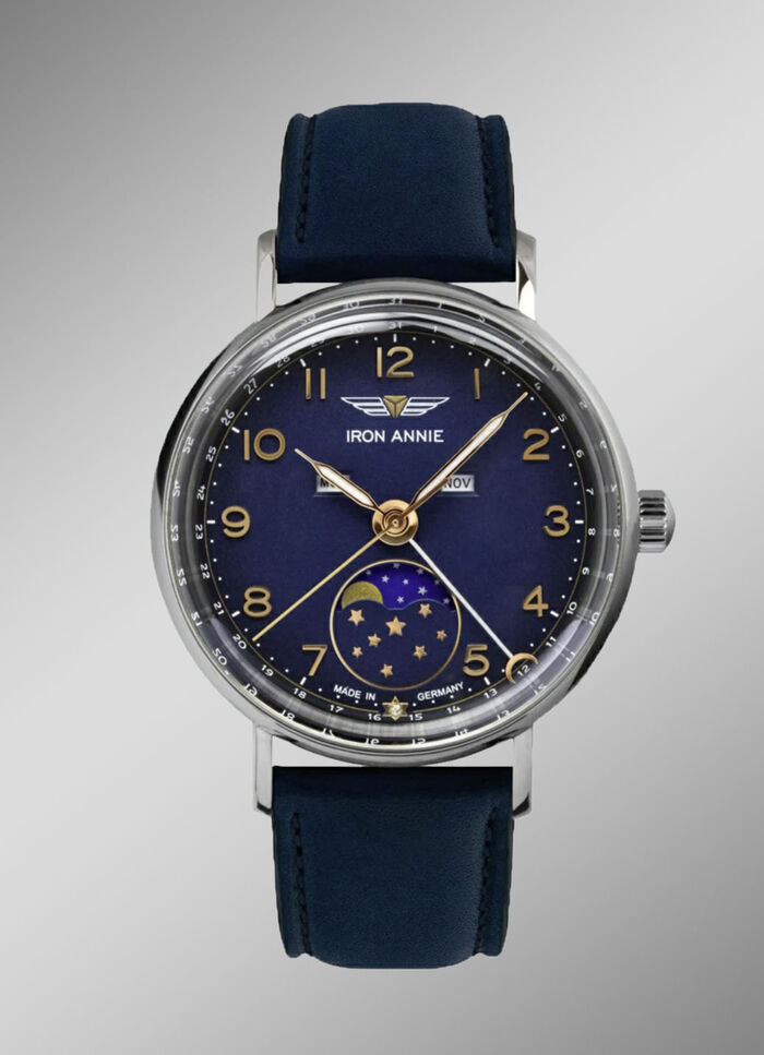 IRON ANNIE Amazonas, dameshorloge met maangestalte 