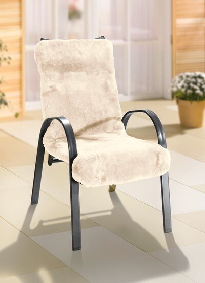 Comfortabel zachte lamsleren fauteuilbeschermers 
