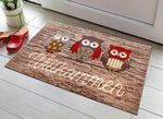 Deurmat met antislip gecoate achterkant 