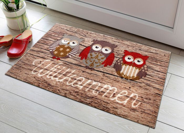 Deurmat met antislip gecoate achterkant 