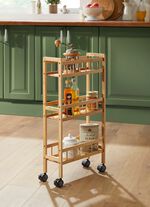 huishoudtrolley van bamboe 