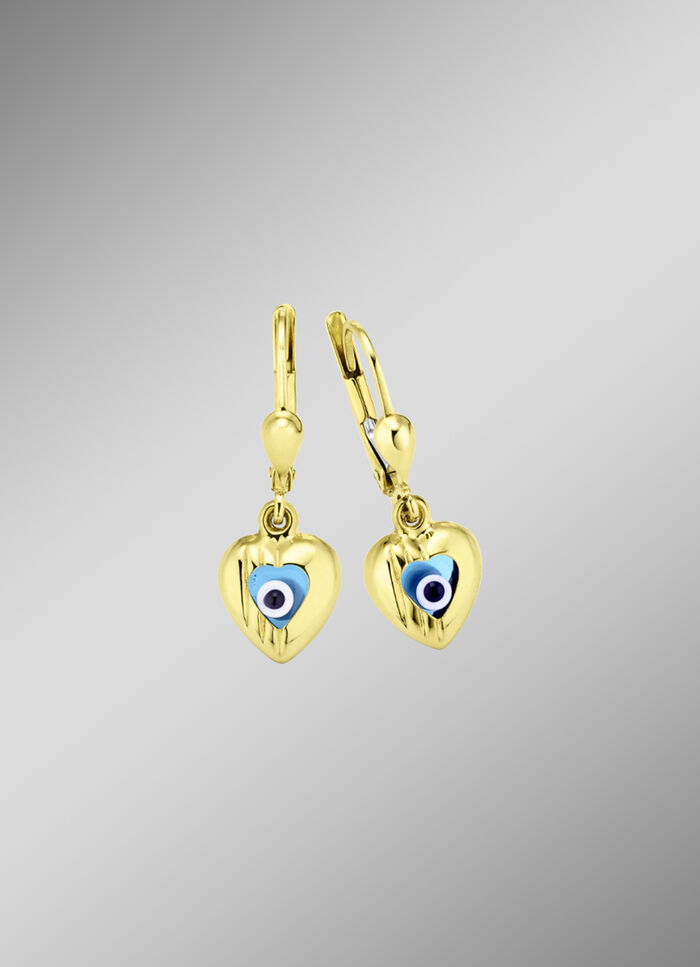 Oorbellen Magic Eye met glazen steentjes 