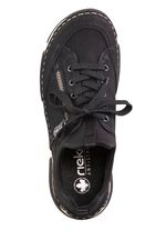 Rieker sneakers gemaakt van gearceerd synthetisch en textiel ZWART