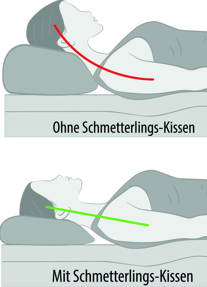Vlinderkussen voor een goede nachtrust 