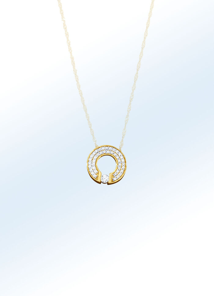 Kettinghanger met zirkonia 