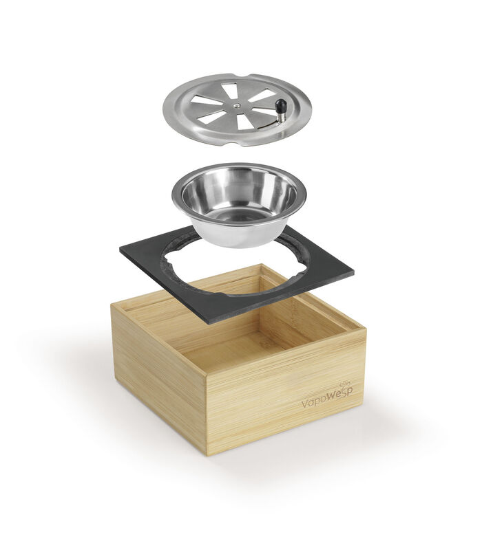 VapoWesp rookbox om wespen op afstand te houden 