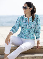 Blousejasje met geribd breisel 