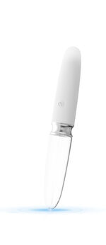 Massager van glas en siliconen 