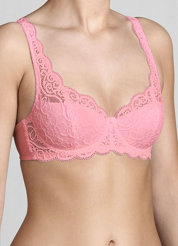Triumph Amourette beugelbeha met elastische kant FLAMINGO