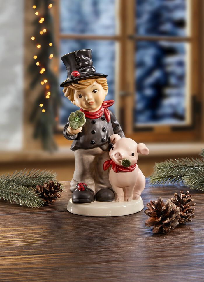 Schoorsteenveger met varken 