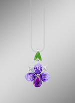 Bloemenhanger met zirkonia 